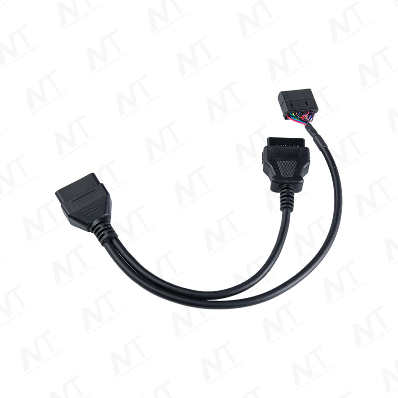 Диагностический Y-образный кабель OBD2 «папа-мама»