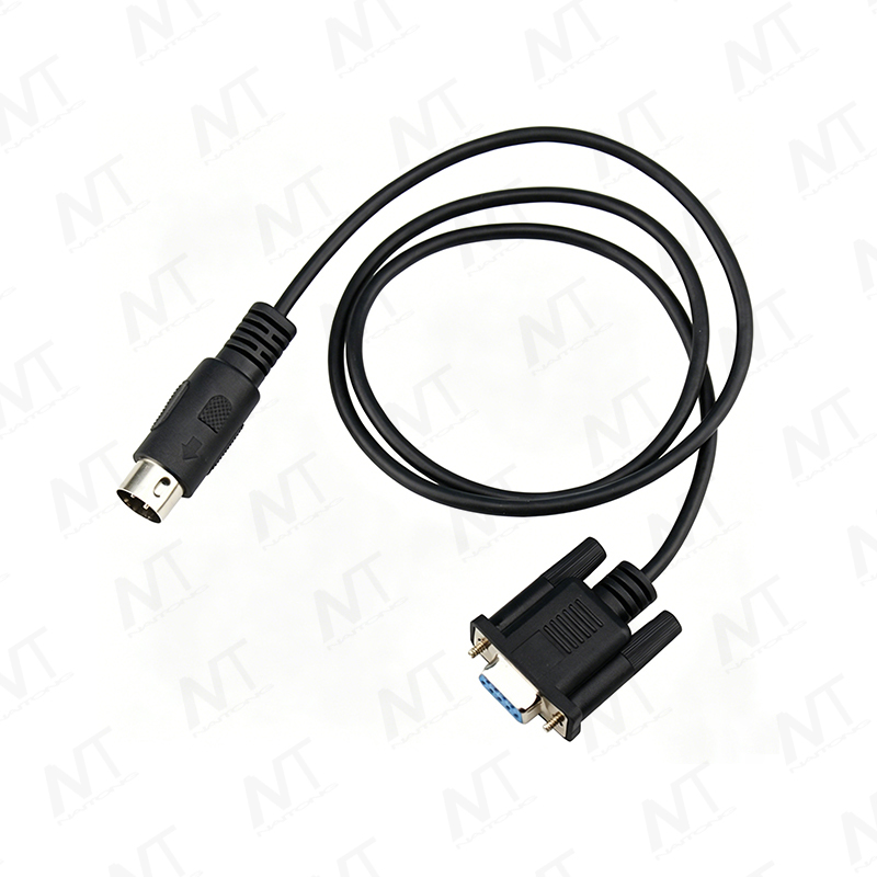 Последовательный порт DB9 на порт Ethernet RJ45 / кабель постоянного тока 5525 Female / жгут проводов Large DIN Male