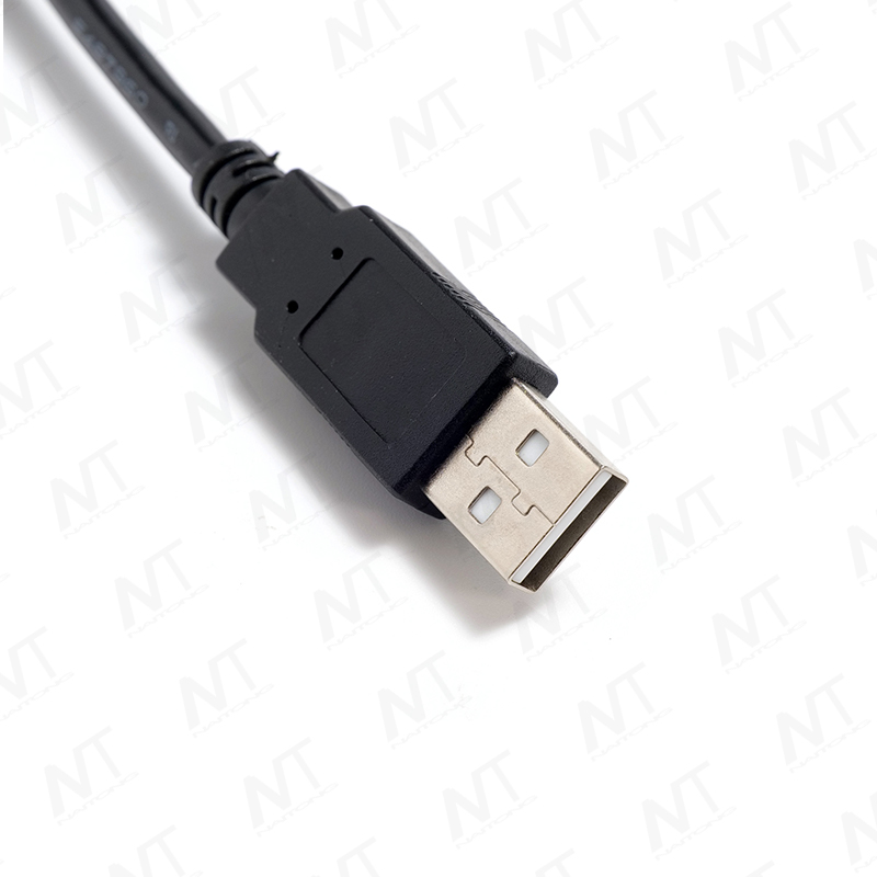 Двойной ферритовый кольцевой USB-кабель для передачи данных EMI «папа-папа»
