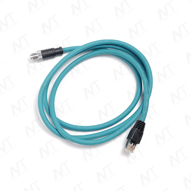 Кольцевой промышленный кабель Ethernet RJ45-M12 / Кабель медицинского оборудования