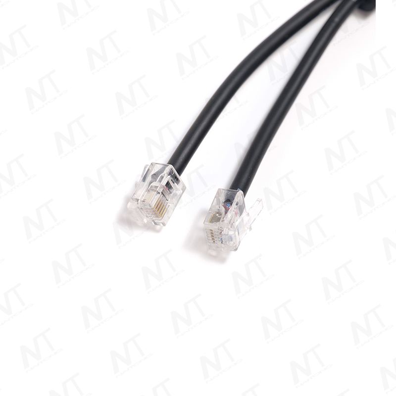 MOLEX5557 6-контактный штекерный разъем для двух проводов распределения сигнала умного дома RJ11 1-к-2