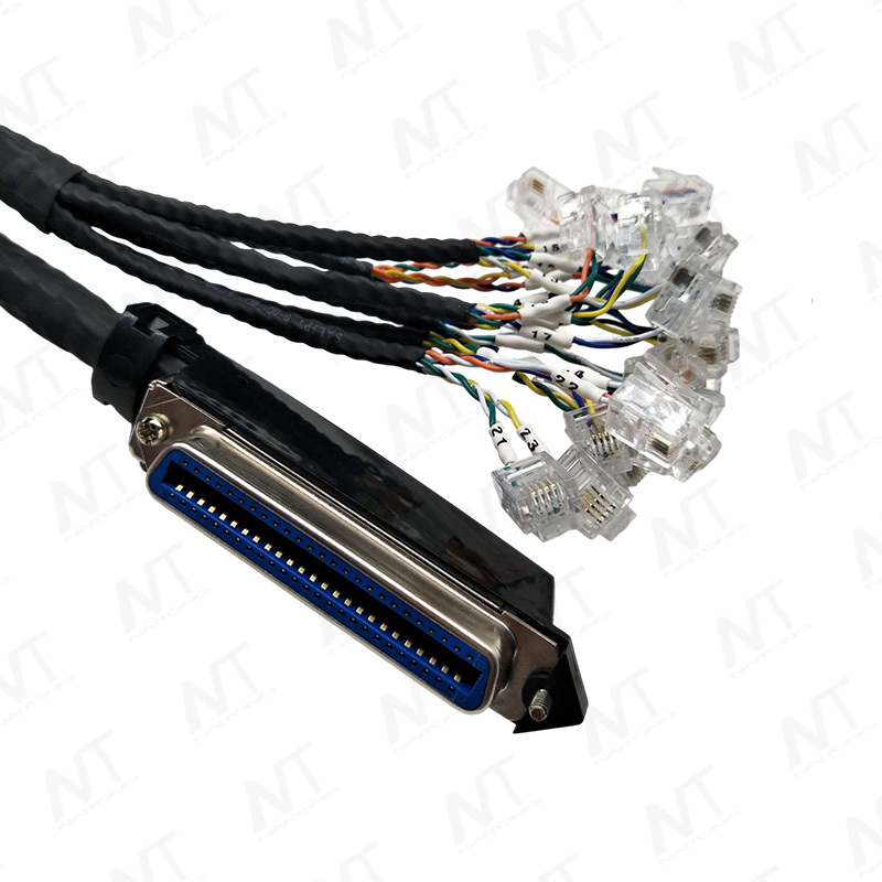 Многоканальный распределительный жгут проводов CN50 (SCSI50) - RJ11
