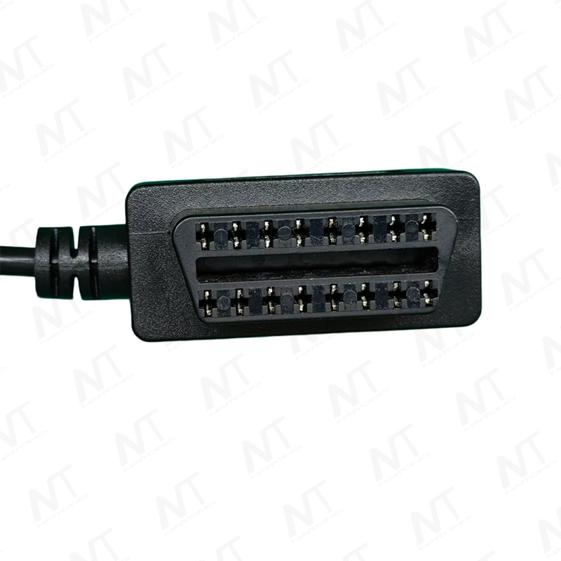 Интегрированный разъем OBD Type II «папа-мама» для миниатюрного разъема Molex 43025